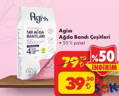AGİSS AĞDA BANDI ÇEŞİTLERİ 55'Lİ PAKET